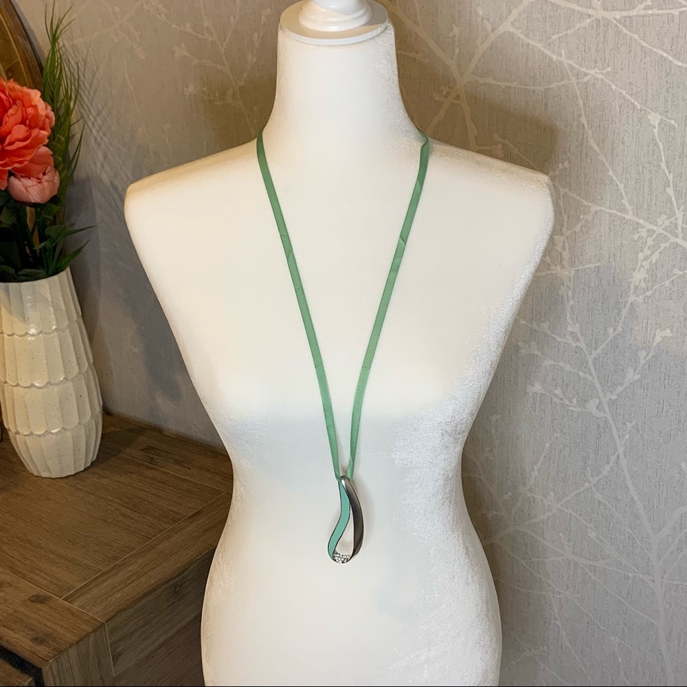 BALLET Blue Bohemian Necklace 19”